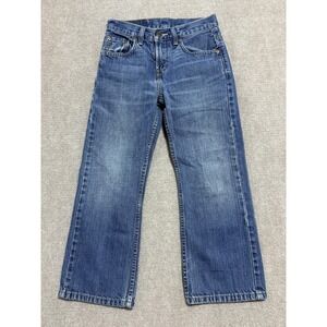 Levis‎ 527 Jeans Boys 8 Regular 24x22 Blue Bootcut Denim Classic Youth Pants